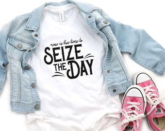 Seize the Day Kid Sized T-Shirt - Newsies Shirt for Boys and Girls