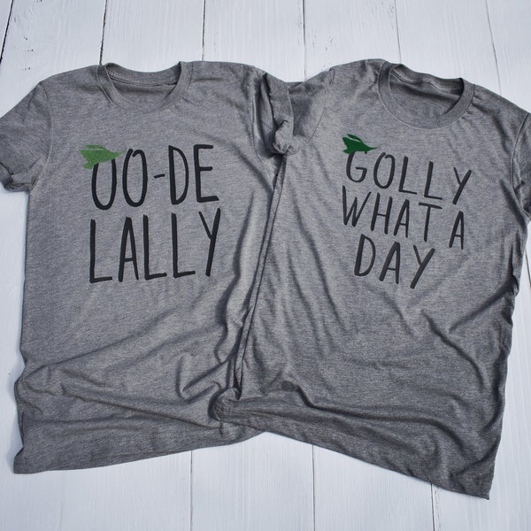 Robin Hood Combo Pack / Disney Shirt / Couples Shirt / Best Friends / Oo De Lally / Golly What A Day / Disney Vacation / Matching Shirts