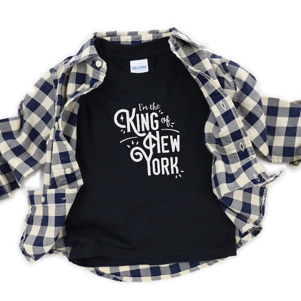 I'm The King Of New York Kid Sized T-Shirt - Newsies Shir for Boys and Girls