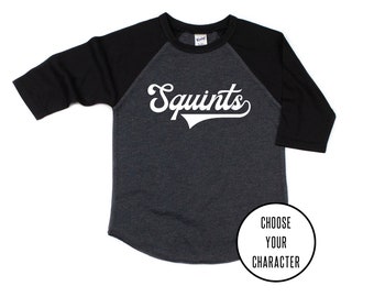 Sandlot Character Youth Sized Raglan Shirt