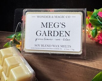 Meg's Garden Scented Wax Melts - Flameless - Inspired by Little Women