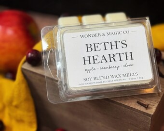 Beth's Hearth Scented Wax Melts - Flameless - Inspired by Little Women