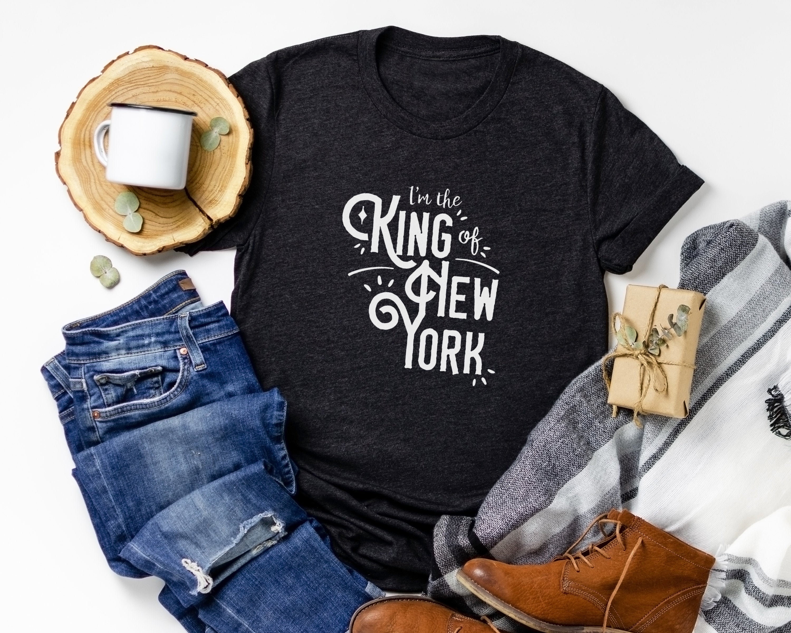 I M The King Of New York Newsies Broadway Disney Musical Seize The Day Adult Shirt I M The King Of New York Newsies Broadway Disney Musical Seize The Day Adult Shirt