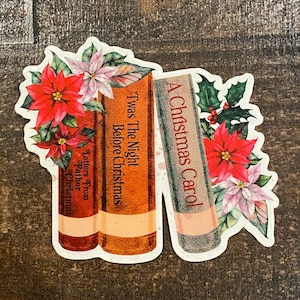 Classic Christmas Book Set Vinyl Sticker