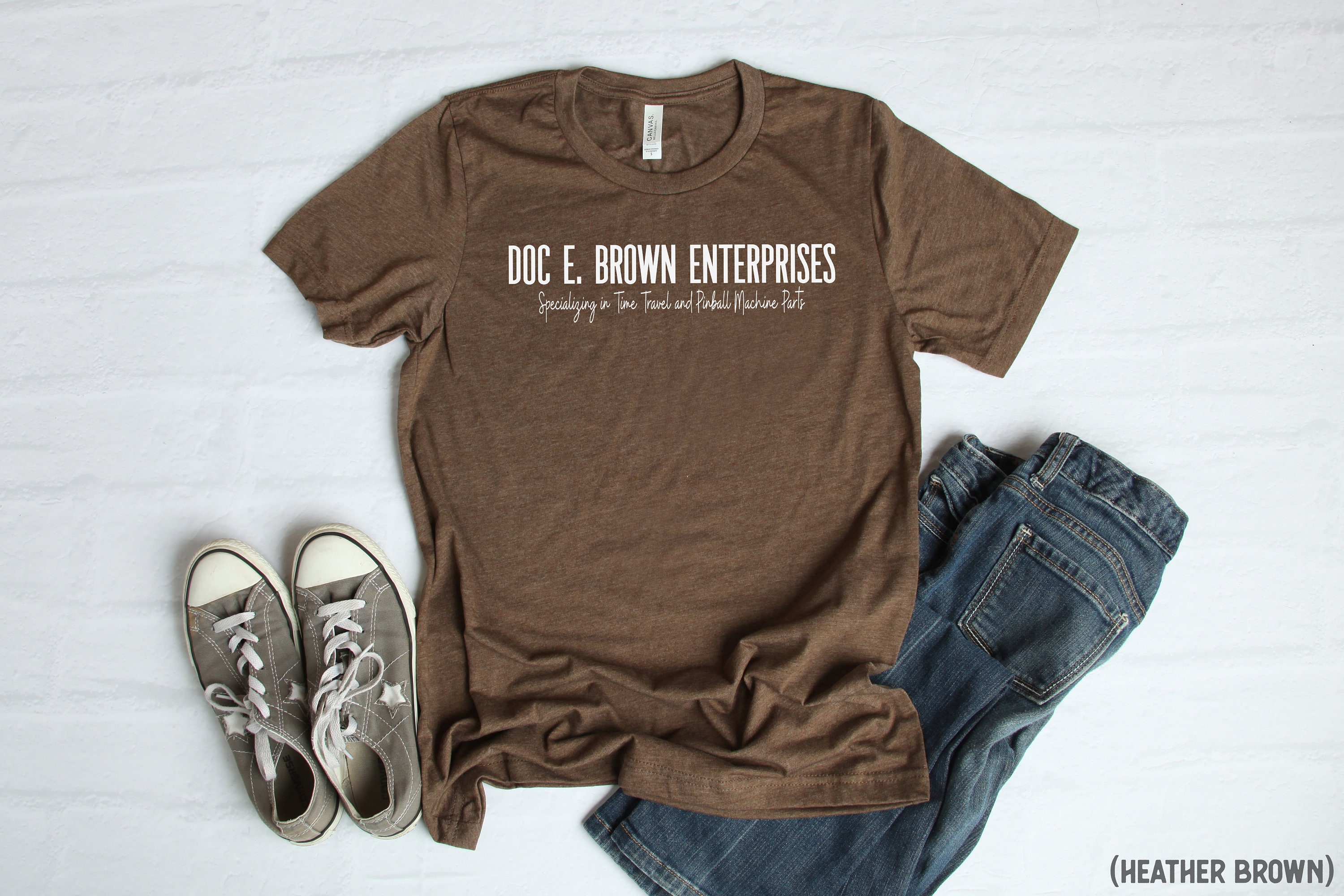 Doc E Brown Enterprises / Back to the Future / Emmett Brown / Marty McFly / 1980s Movie / Retro / Throwback / Time Travel / Hill Valley