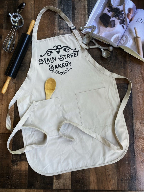 Main Street Bakery Apron Kitchen Smock Disney Inspired - Etsy