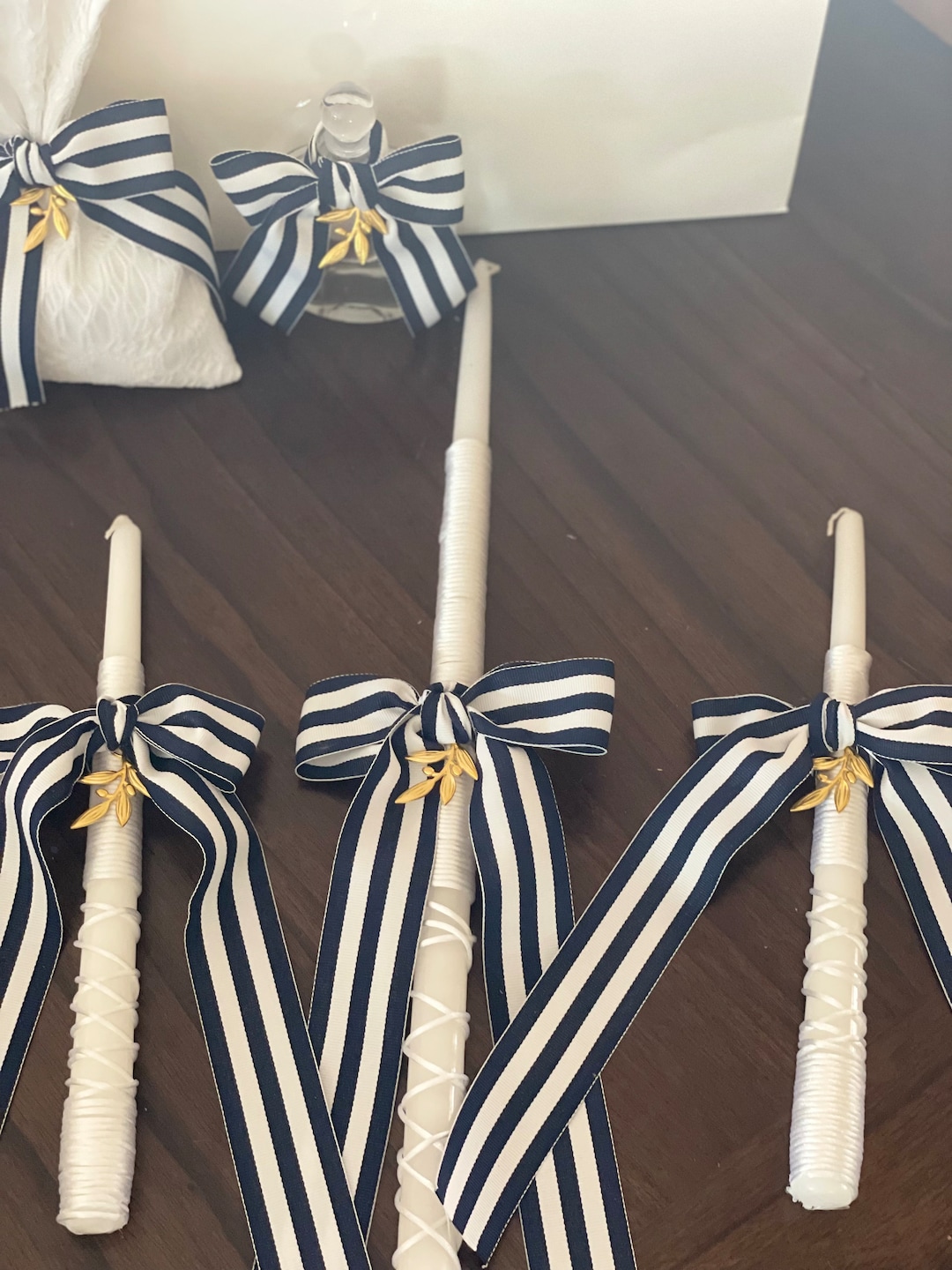 Greek Baptism Candles Set / Ελληνικό Σετ βαφτησης Etsy