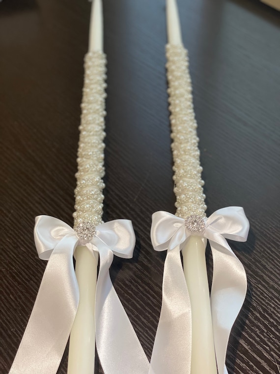 Wedding Candles/greek Wedding Candles/ Λαμπάδες Etsy