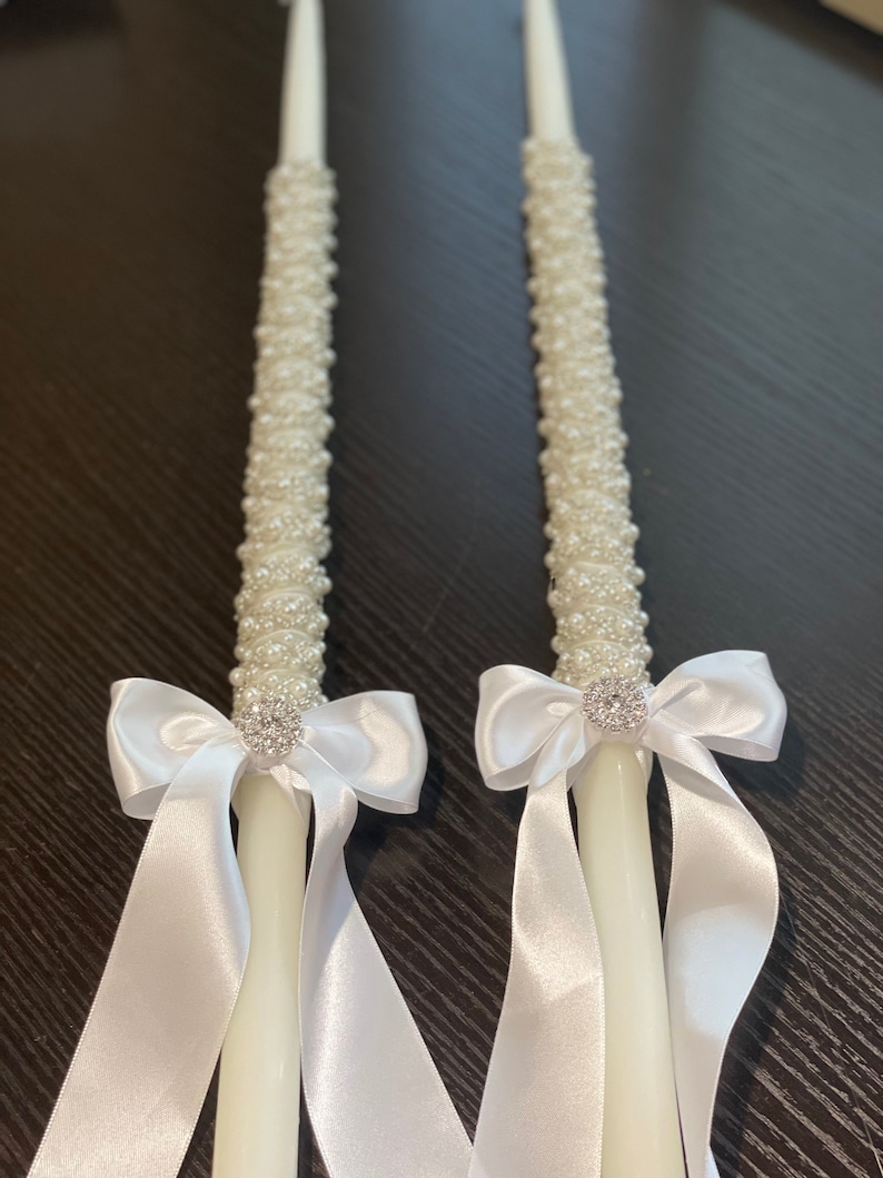 Wedding Candles/greek Wedding Candles/ Λαμπάδες Etsy