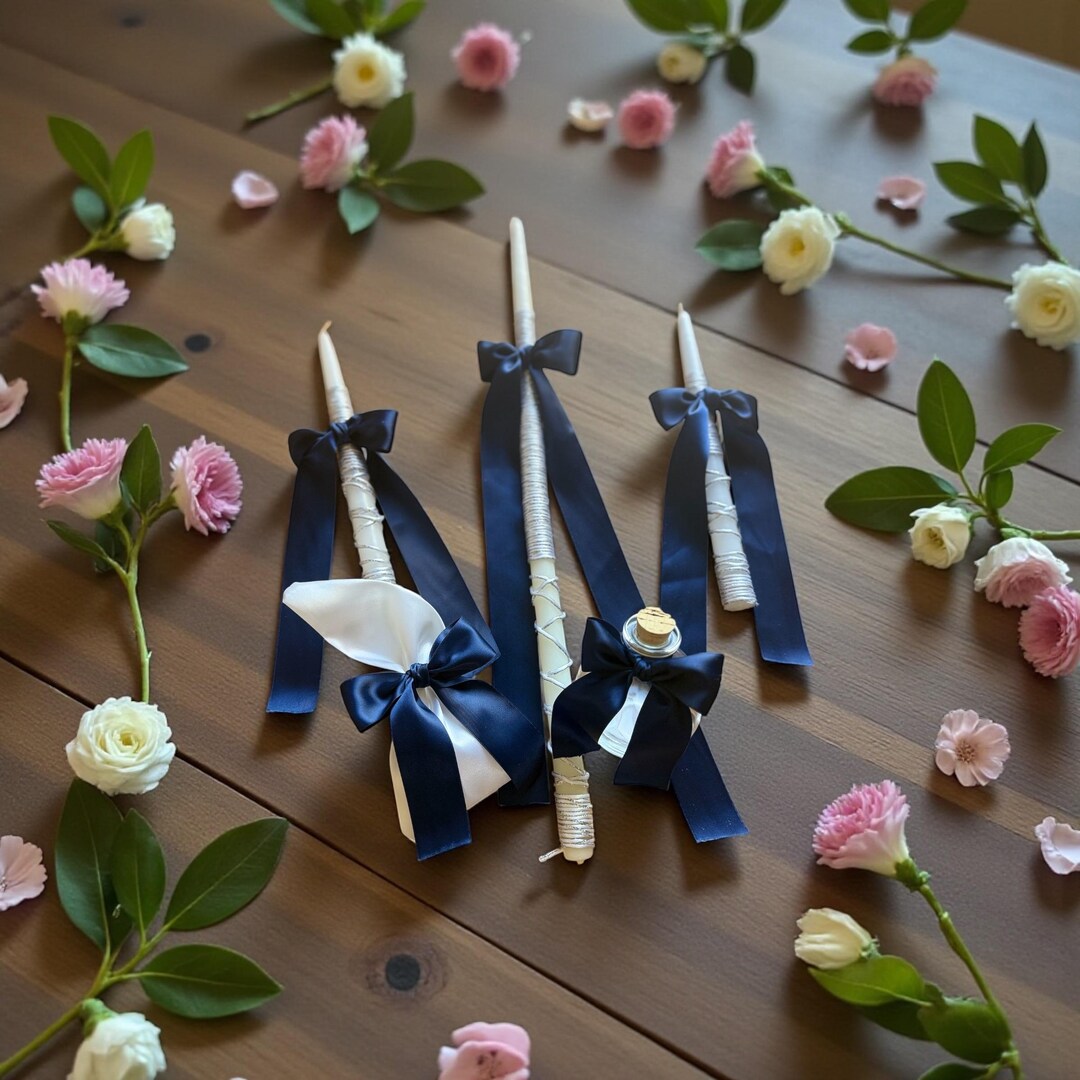Greek Orthodox Baptism Candles Set / Lambades/ Λαμπάδες βαφτησης Etsy — free download