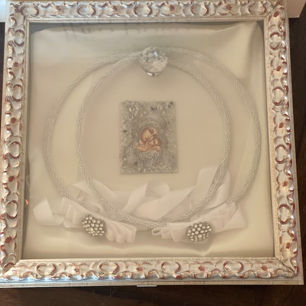 Stephanothiki Greek  Wedding crown case modern