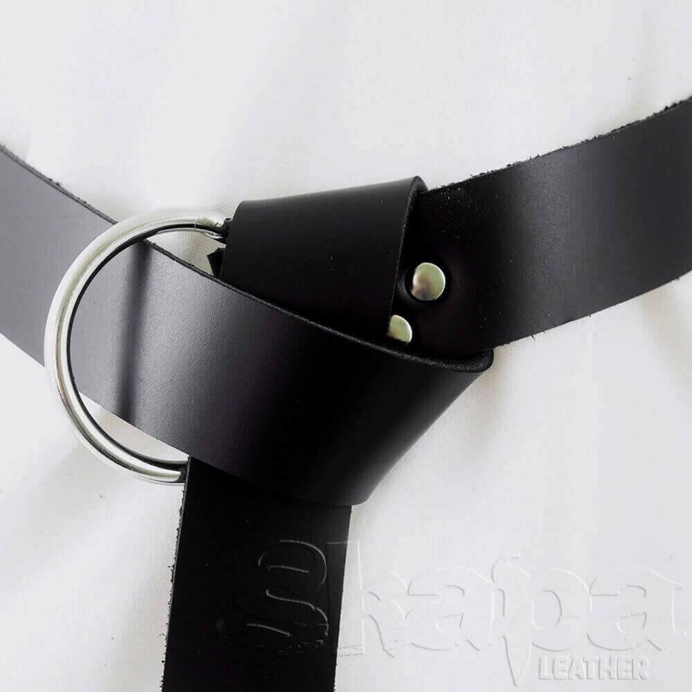 1.5 Wide Basic Ring Belt in Black or Brown | Etsy