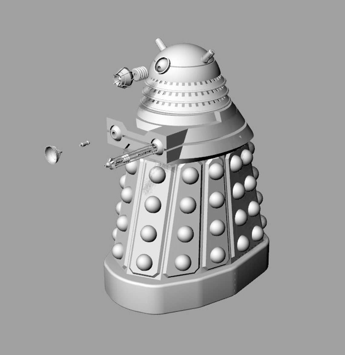 Doctor Who New Paradigm Dalek 3D print model 16 Scale Etsy