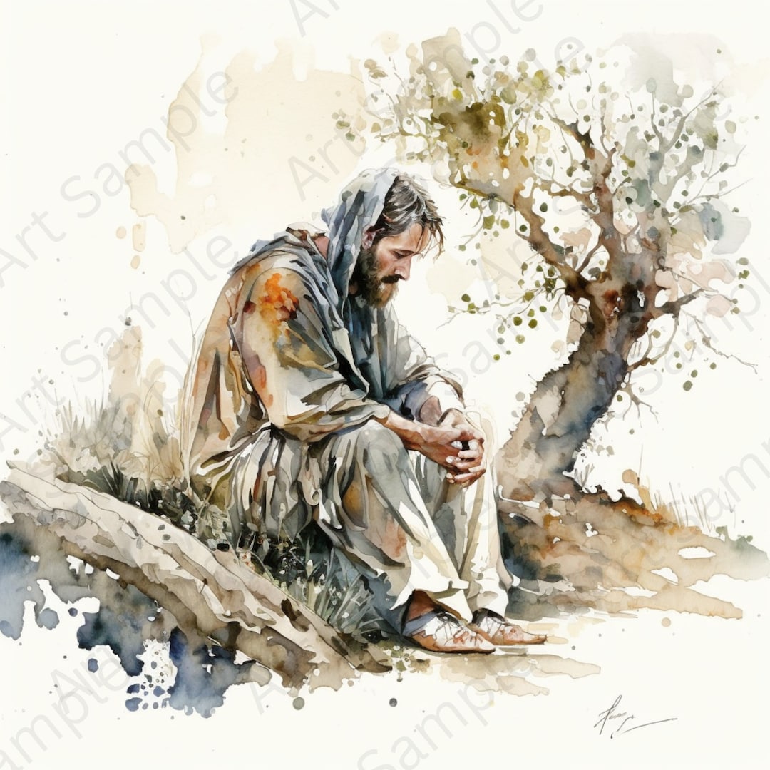 Christ in Gethsemane | Gethsemane | Christ Atoning for Sins | Jesus ...