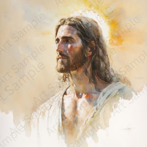 He has Risen | Christ Easter | The son of God | Risen Lord | Jesus Christ has Risen | Jesus Art Print | LDS Art | Jesus Christ Portrait