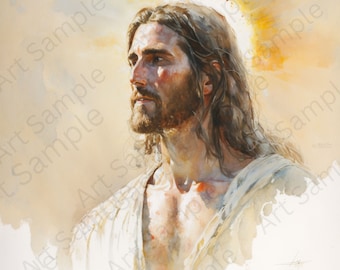 Han har uppstått | Kristus påsk | Guds son | Den uppståndne Herren | Jesus Kristus har uppstått | Jesus konsttryck | LDS konst | Jesus Kristus porträtt