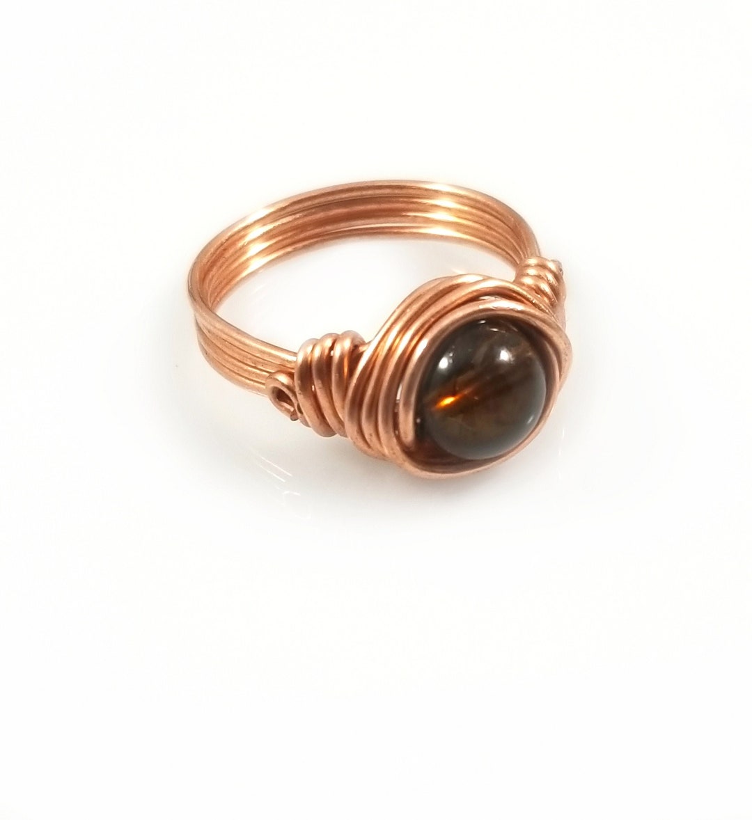 Smoky Quartz Ring/ Reiki Infused Rings/ Balancing/ Natural - Etsy