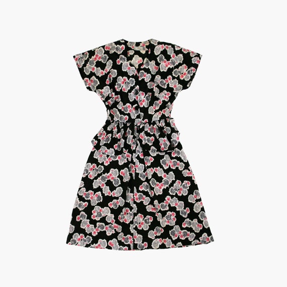 Vintage 1940s Rooster Novelty Print Dress - Chick… - image 7