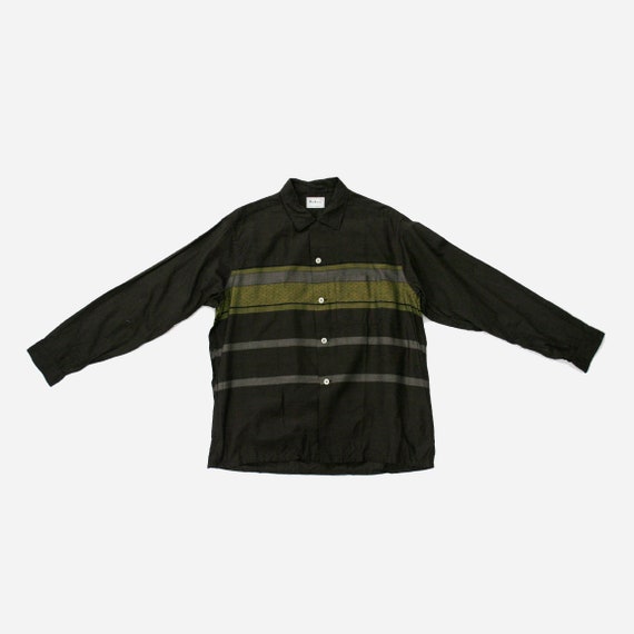 Vintage 1940's Mens Stripe Marlboro Button Down -