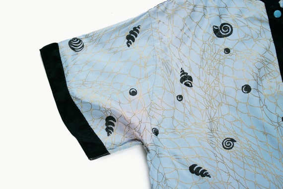 Vintage 1940s Pajama Set - Button Up Blouse Pants… - image 5