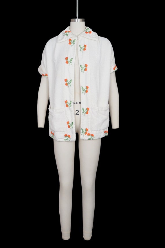 Vintage RARE 1950s Jantzen Cover Up - Embroidered 