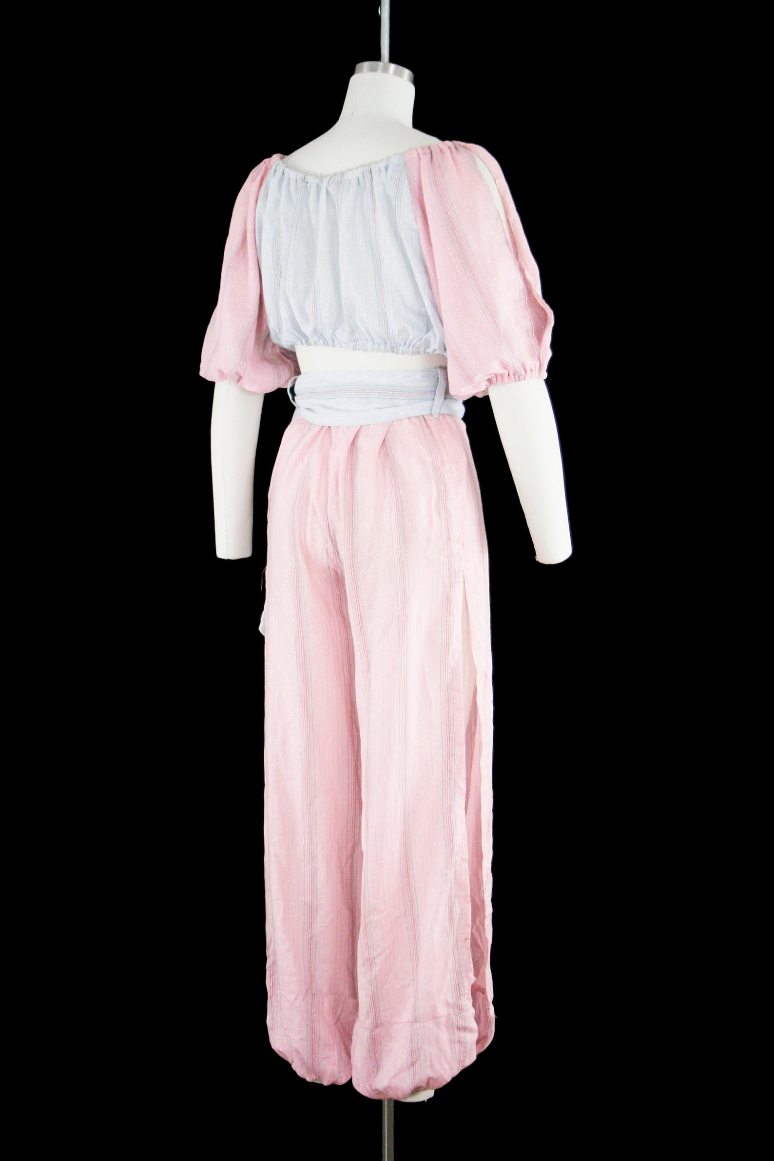 Vintage 1940s Belly Dancer Costume Harem Pink Blue - Etsy
