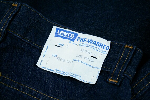 Vintage 1970s Levis Jeans - Slim Fit - Minimal - … - image 5