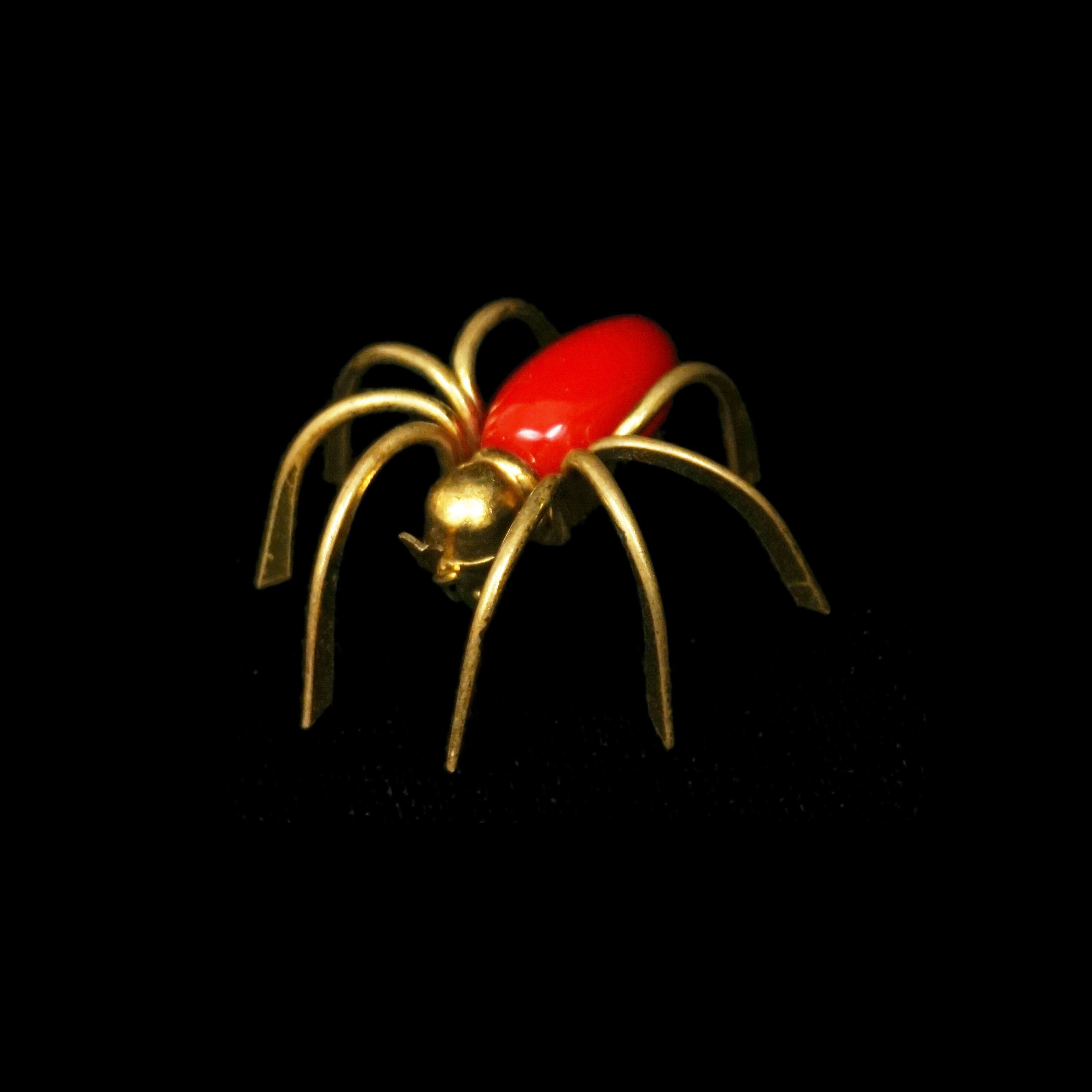 Bakelite Spider Brooch Pin worn by Cheryl Blossom (Madelaine