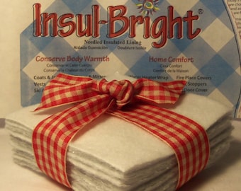 9" Insul-Bright Insulated Potholder Lining Batting Fabric Squares *Select Quantity*