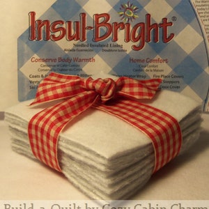 9" Insul-Bright Insulated Potholder Lining Batting Fabric Squares *Select Quantity*