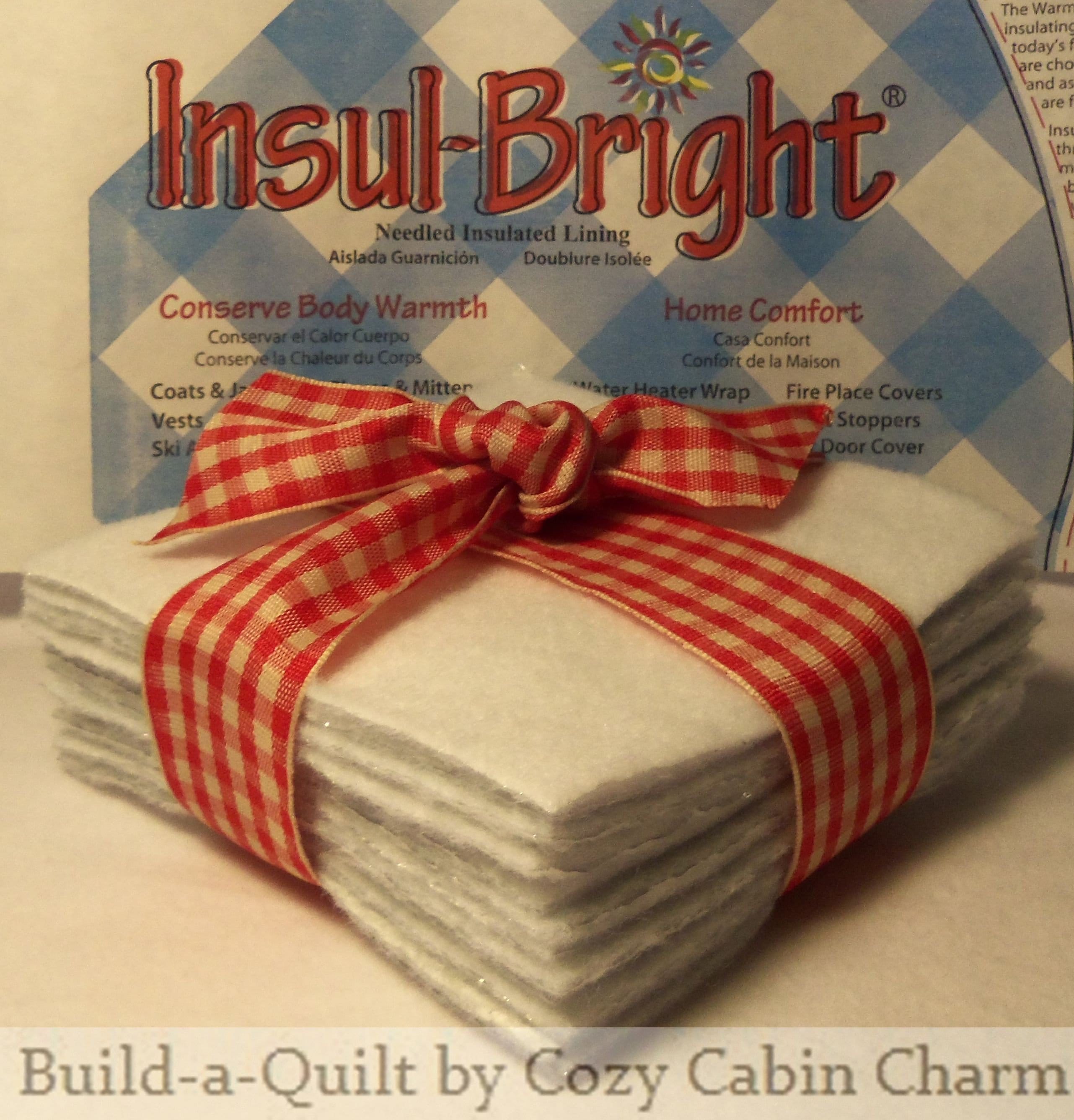 10 Insul-bright Insulated Potholder Lining Batting Fabric Squares select  Quantity 