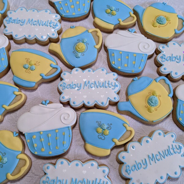 Tea Cup Cookies Etsy