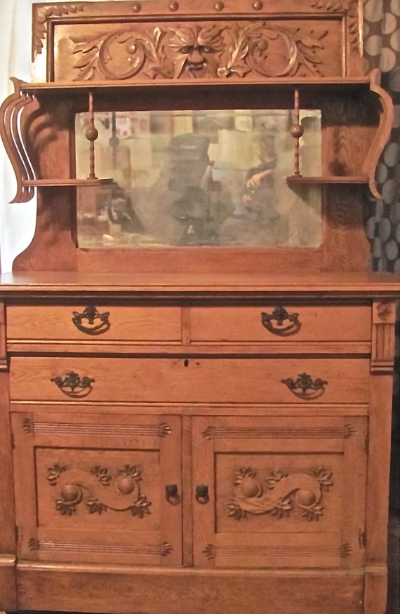 Antique Dining Room Buffet - Antique Sideboard Buffet Art Deco 1930s : You'll find sideboards and buffets are versatile enough to have in a living room, an entryway, and a hallway as a storage and display piece.