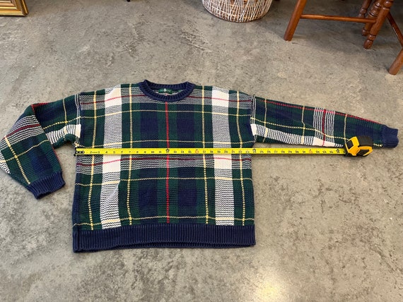 XL- Vintage Plaid Grandpa/Dad Pullover Sweater | … - image 3