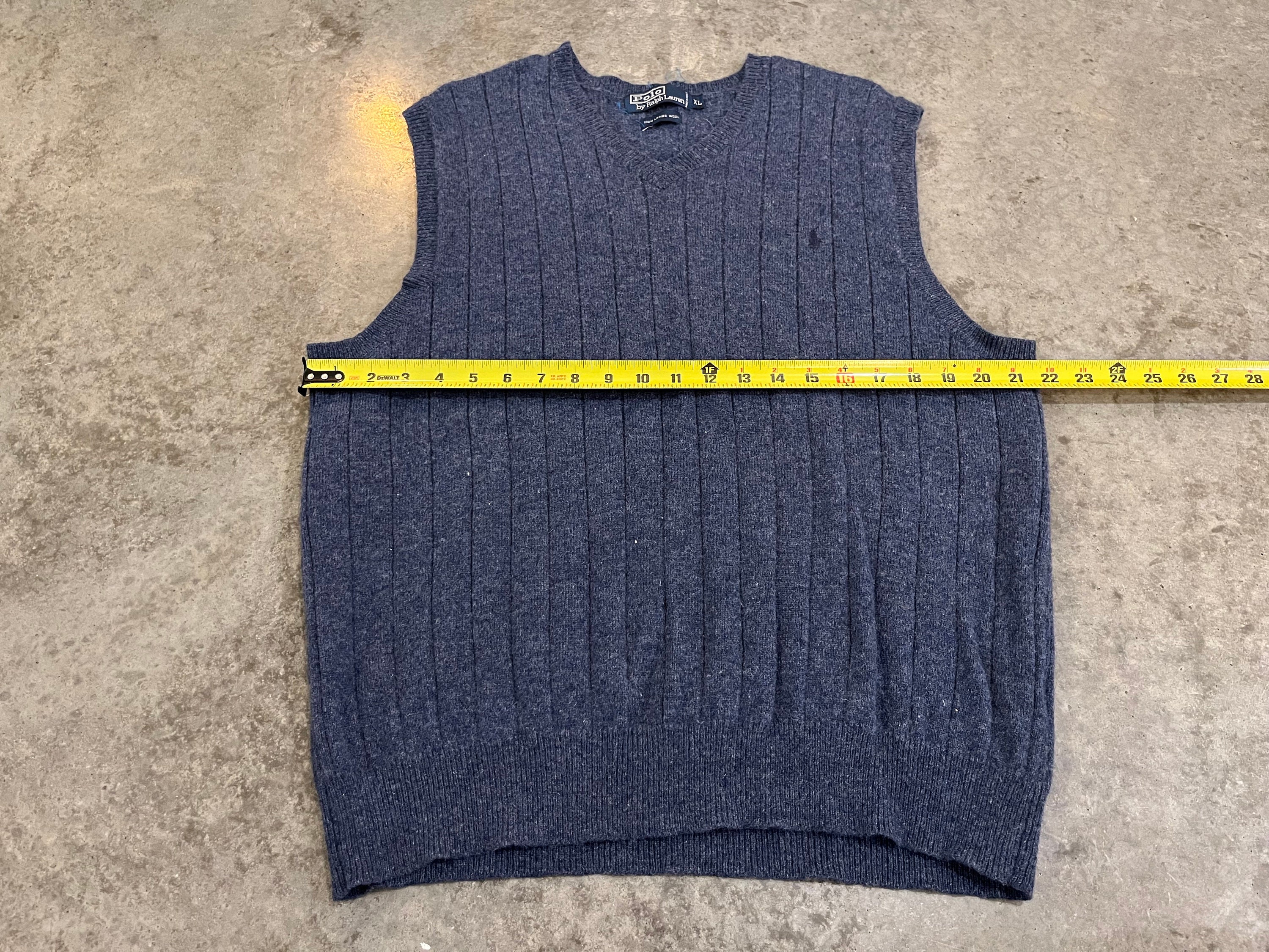 XL- ヴィンテージ 1990年代 ポロ バイ ラルフローレン ラムウール100 