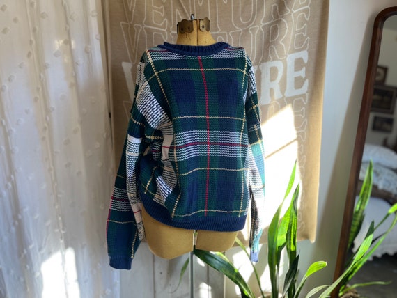 XL- Vintage Plaid Grandpa/Dad Pullover Sweater | … - image 1