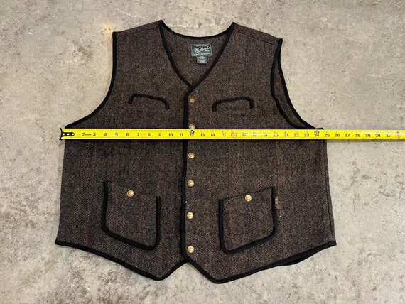 XL- Vintage 1990s Woolrich Wool Blend Cardigan Ve… - image 3