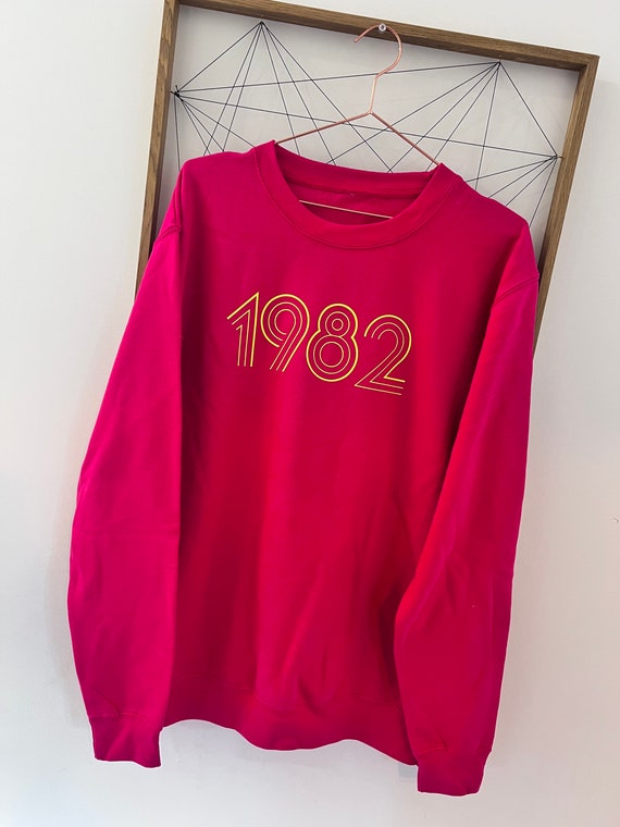Personalised year best sale sweatshirt
