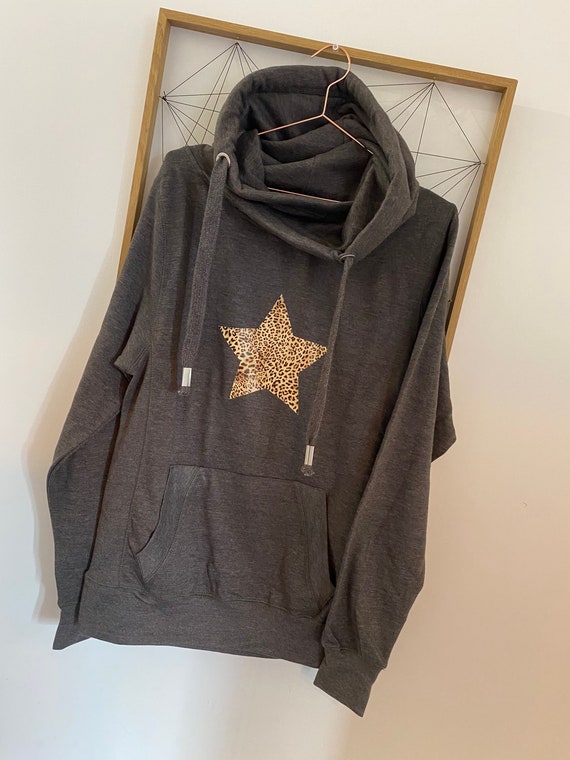 Adults Chunky Hoodie Cowl Neck Hoodie Choose Your Star Colour