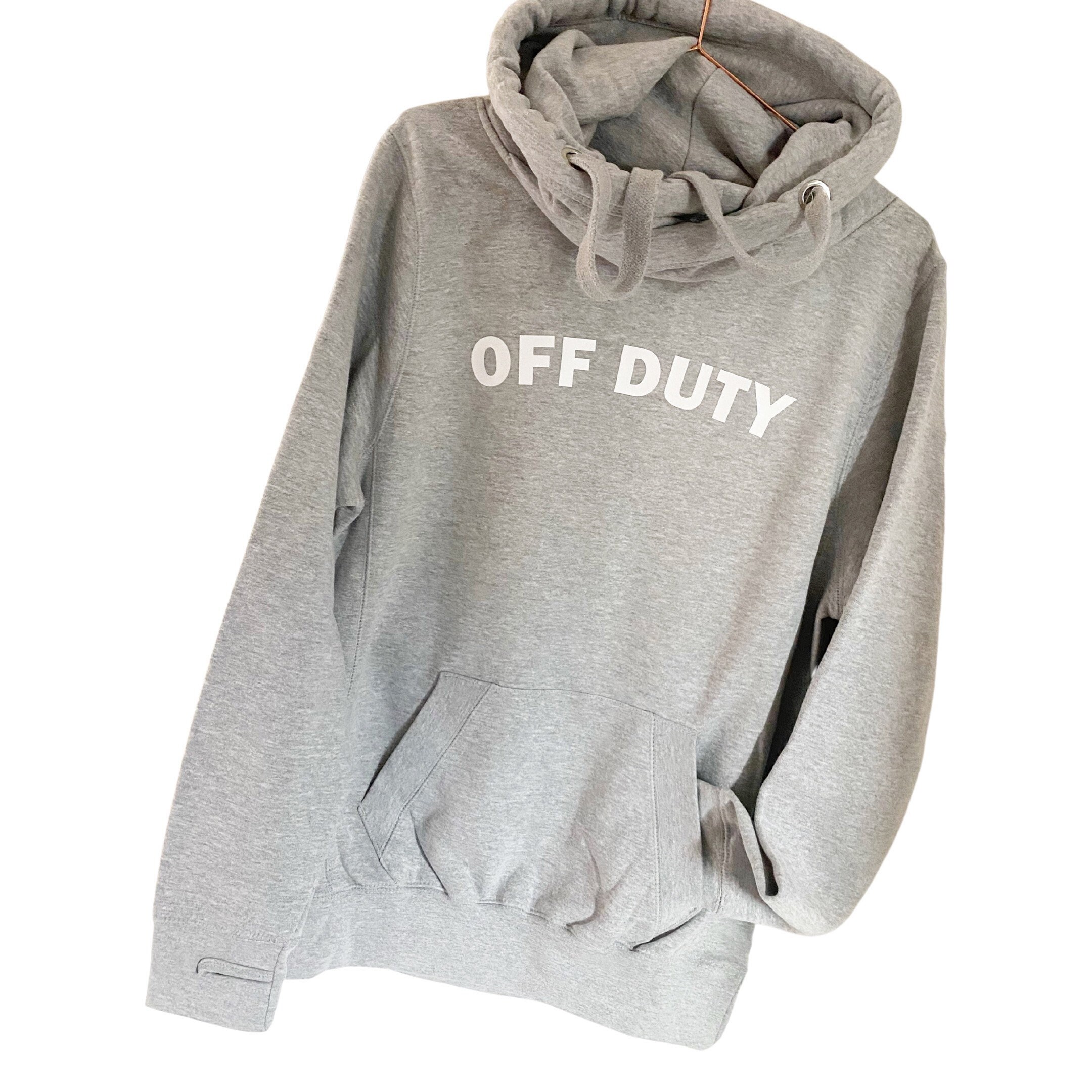 Adults off Duty Cowl Neck Hoodie Cowl 