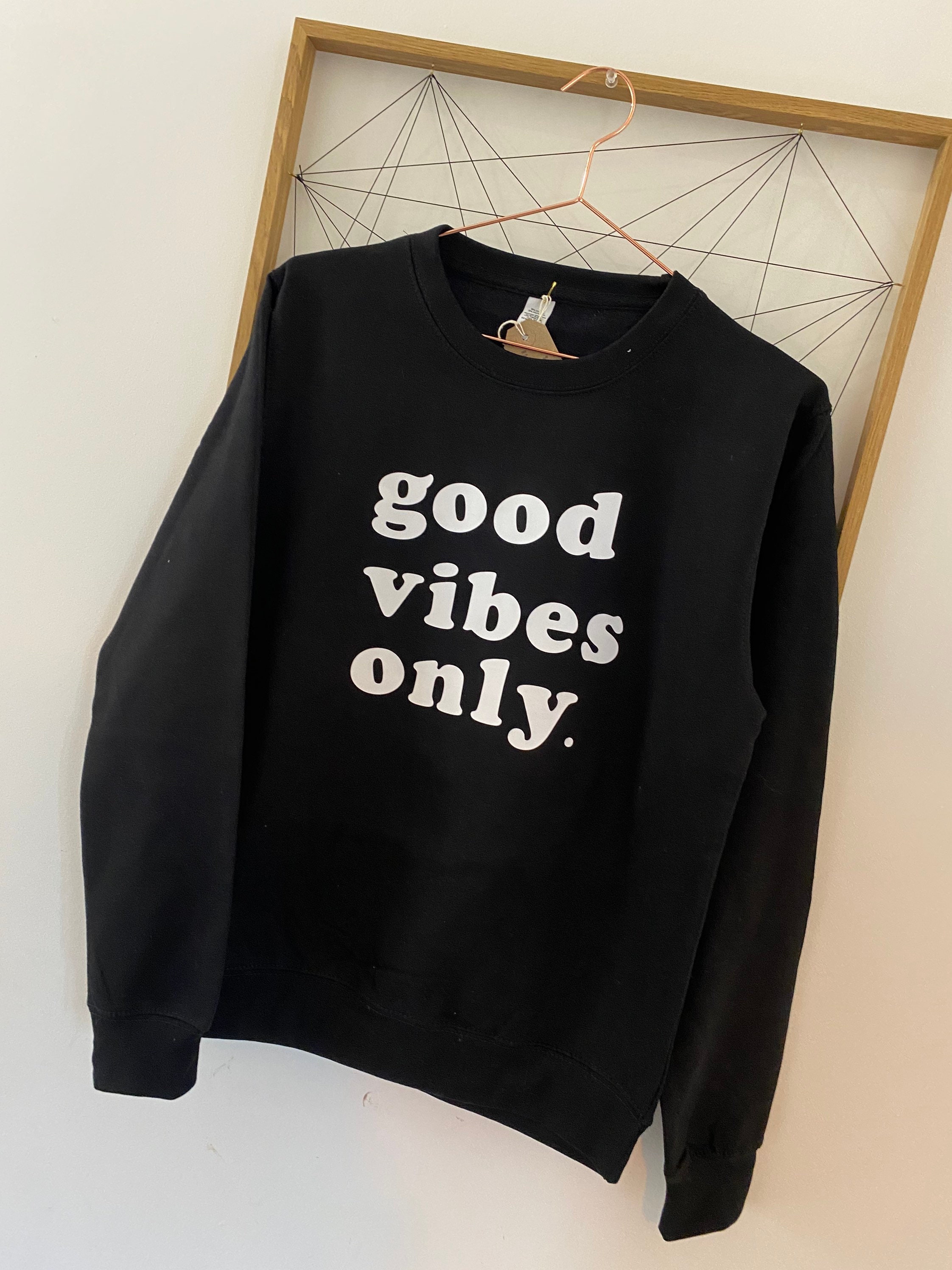 Good Vibes Only Sweatshirt Sweater Etsy Australia