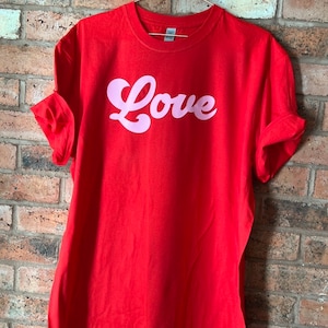 Love slogan T-Shirt with personalised message | Mothers Day Gift