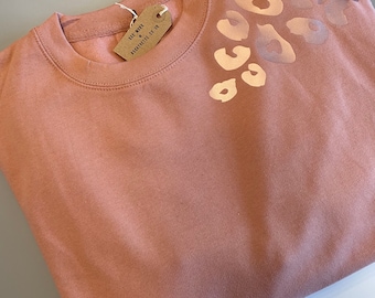 rose gold sweatshirt womens