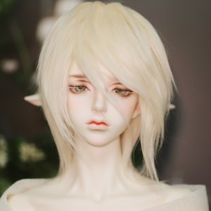 BJD Wig Basic Blond 9-10 8-9 7-8 6-7 inch Synthetic Fur Wig miyonidoll