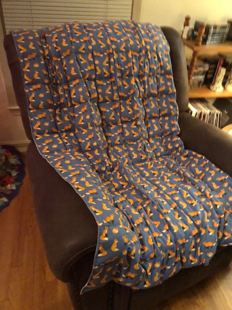 12.5 Lb WEIGHTED Grounding/earthing Blanketthrow. Cotton Etsy