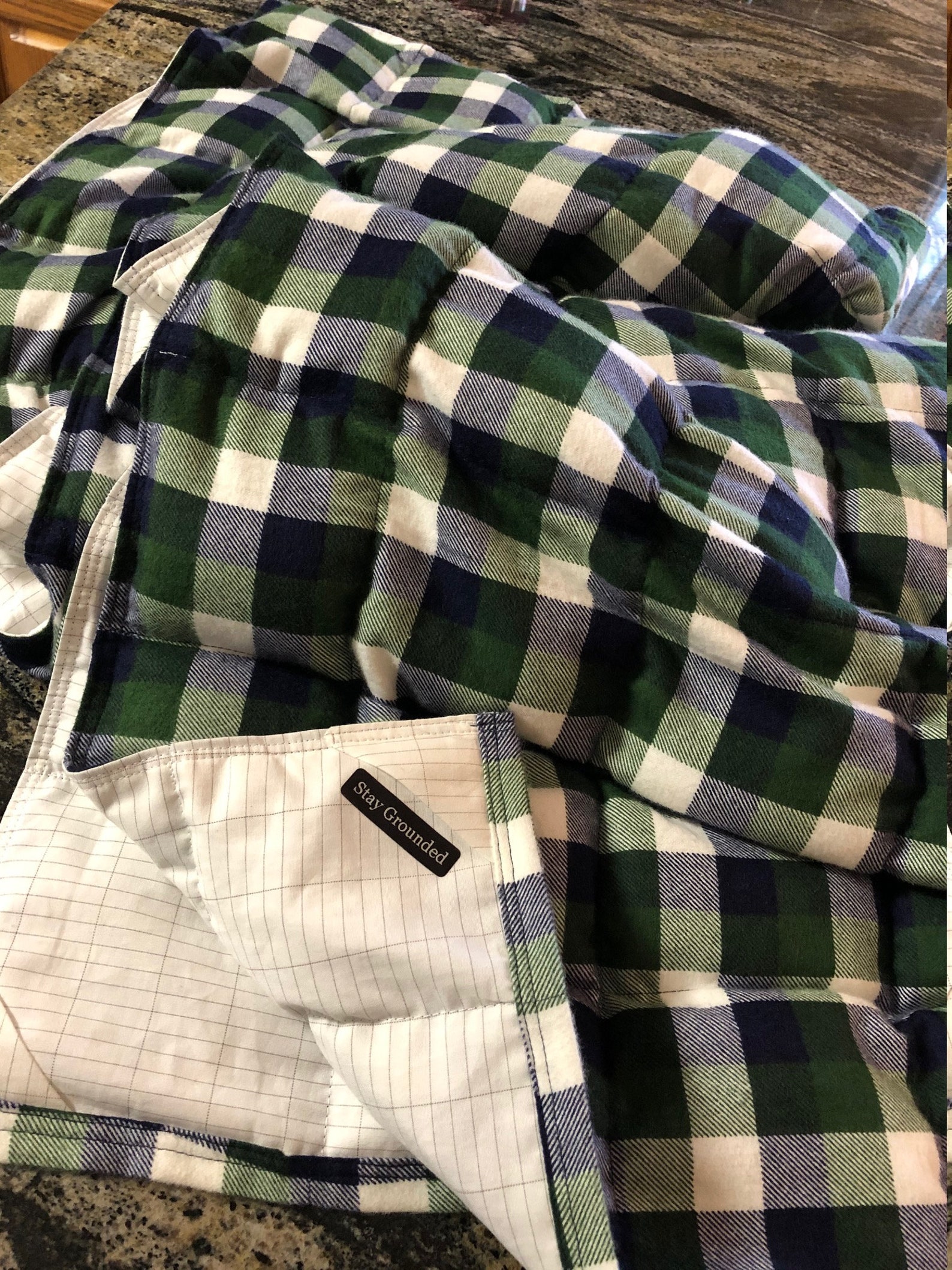 17.5 lb WEIGHTED GROUNDING/earthing BLANKET. Cotton Flannel & Etsy
