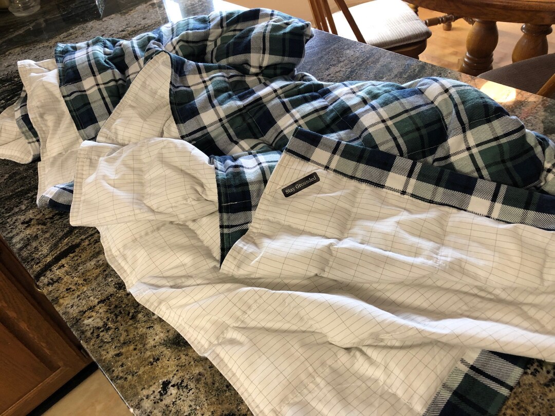 16.5 Lb WEIGHTED Grounding/earthing BLANKET. Cotton Flannel & Etsy