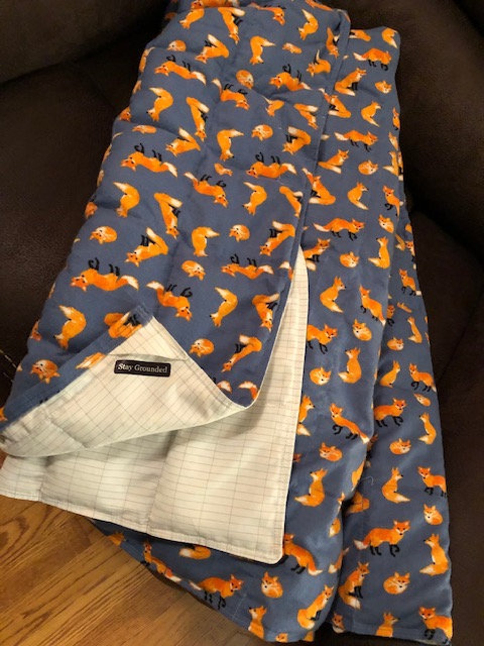12.5 Lb WEIGHTED Grounding/earthing Blanketthrow. Cotton Etsy