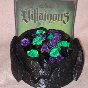 Upgraded Cauldron and Tokens for Villainous Game