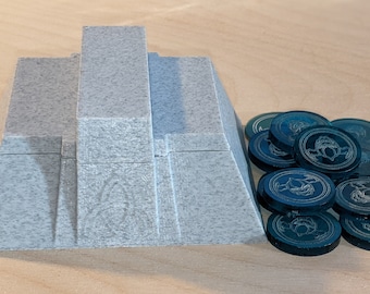 Upgraded Soul Mark tokens and Odin's Vault for Marvel Villainous Game